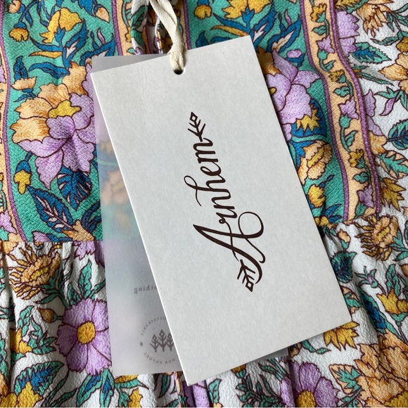 ARNHEM 'Stella' Multicolored Floral Off The Shoulder Play Dress Size 8 RRP $179 - Picture 6 of 16